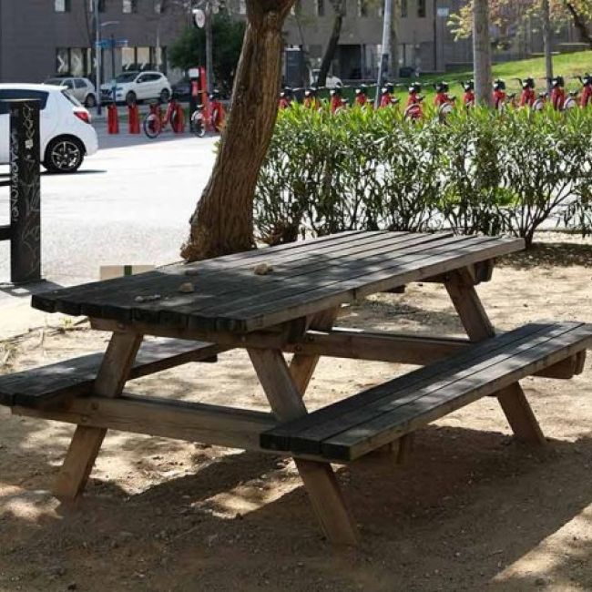 Conservación y mantenimiento de mobiliario urbano